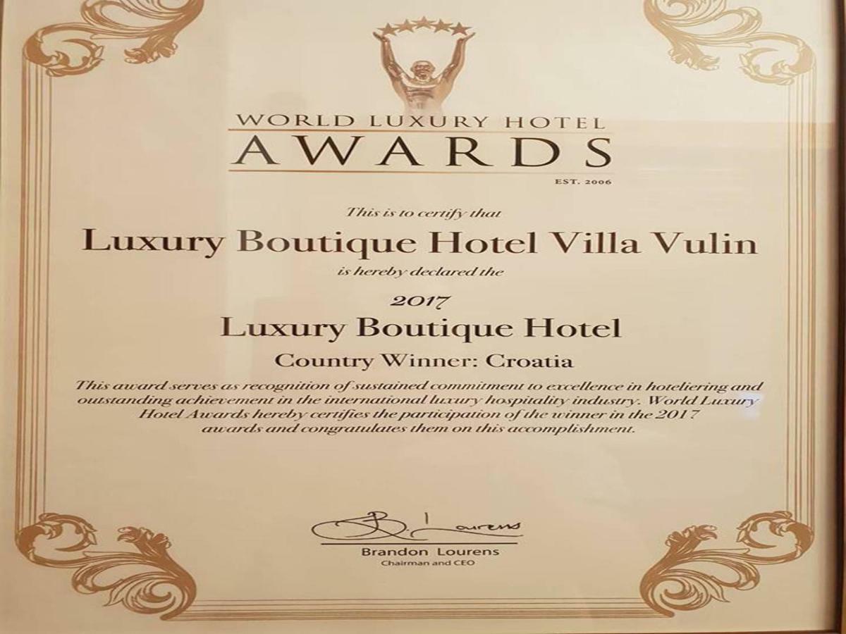 Luxury Boutique Hotel Villa Vulin 普拉 外观 照片
